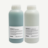 Davines MINU Shampoo + Conditioner 1000ml | Illuminating and Color Protecting