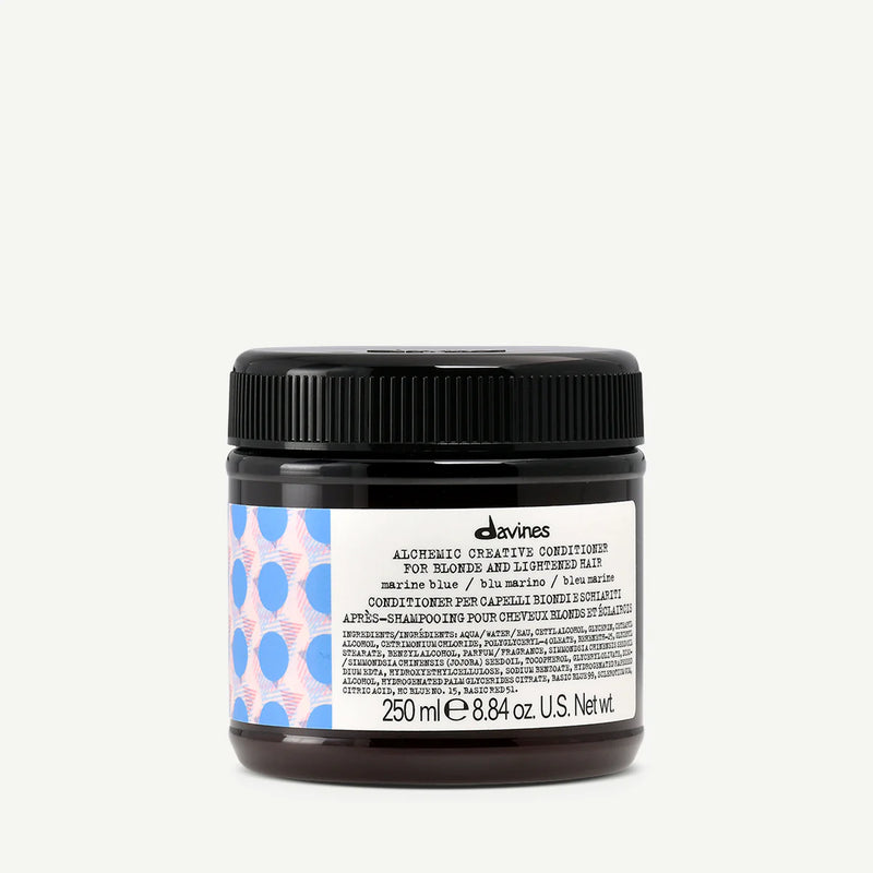 Davines ALCHEMIC CREATIVE Conditioner in MARINE BLUE 250ml